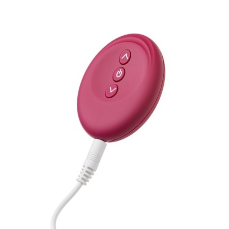 Multifunctional vibrator L’Eroina Caberna, 20 cm, silicone, burgundy color-6