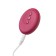 Multifunctional vibrator L’Eroina Caberna, 20 cm, silicone, burgundy color