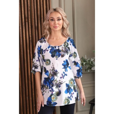 Female blouse, size 44, white color