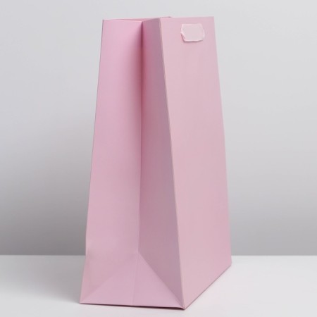 Gift laminated package, packaging, "pink", m 26 x 30 x 9 cm-1