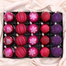 Set of balls plastic D-6 cm, 20 pcs 