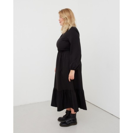 Women's dress Midy Mist Plus-Size, r.52, black-5