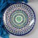 Largan Rishtan ceramics "Patterns", 32 cm, blue