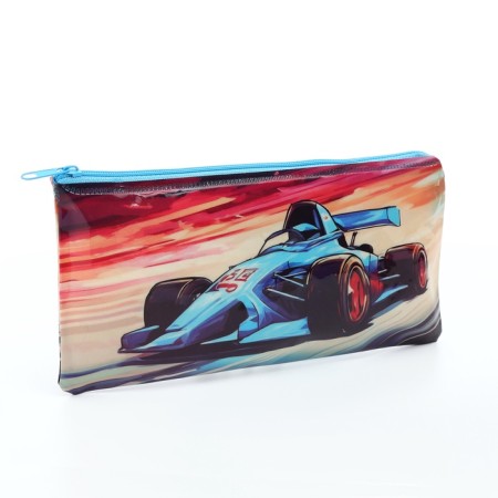 Lightning cosmetic bag, blue color