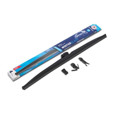 Autoprofi wiper brush, winter, in a rubber casing, 4 adapters 28 inches, 700 mm 9868