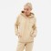 Hoody President, size l, beige color