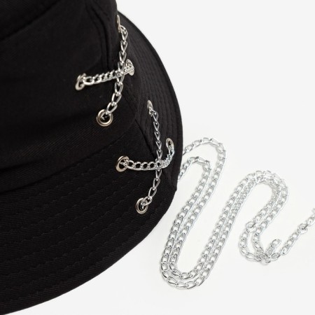 Panama Women's Minaku with a chain, black color, rr 56--58-2