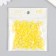 Decor for creativity plastic "Half of beads. Yellow" 20 g 0.8x0.8 cm