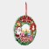 Decorative decoration (suspension) "Happy New Year" 27x27 cm