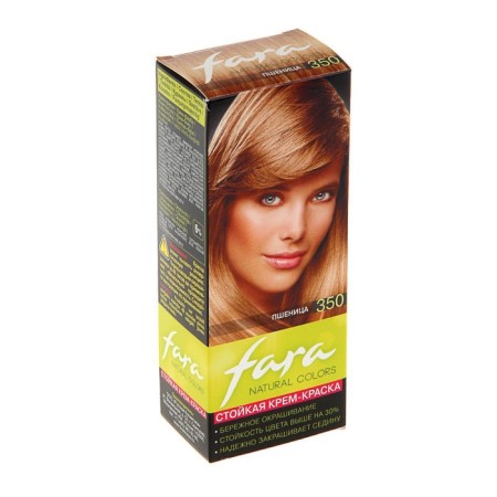 Hair dye Fara Natural Colors 350 wheat, 160 ml-9