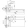 Bath mixer D&K DA1293301, with a lung 30 cm