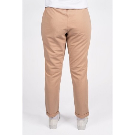 Women's pants, size 46, cappuccino color-3