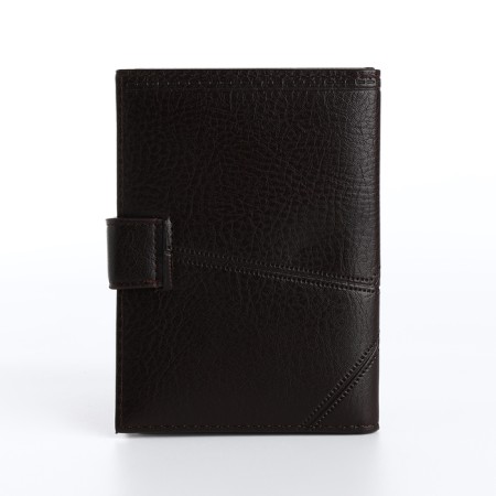 Cover for car documents and passports for magnet, brown color-1