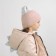 Hat for girls, color powder, size 52-56