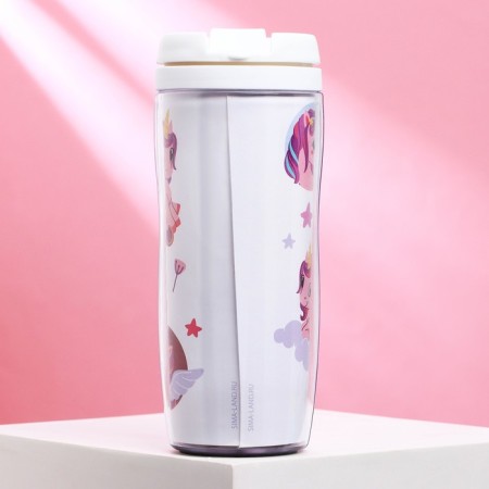 Thermost man with the insert "Believe in miracles" 350 ml-1