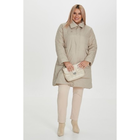 Female coat, size 60, milk color-1