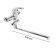 Accoona A7052 bath mixer, single -leaf, brass, chrome