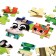 Puzzle in the metal ball "Funny animals", 54 details