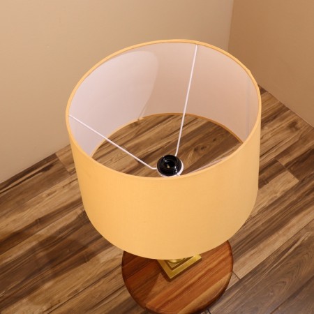Luminaire "Lister" genuine leather 1x40W, E27, 56x56x85 cm-8