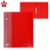 Folder on 2 rings A4, Calligrata, 40 mm, 700 μm, pocket at the end, red