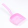 Cata toilet curly with an side with a scoop, 54 x 38 x 20 cm, white-pink