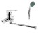 Accoona A7103B bath mixer, one -leaf, with shower, silumin, chrome
