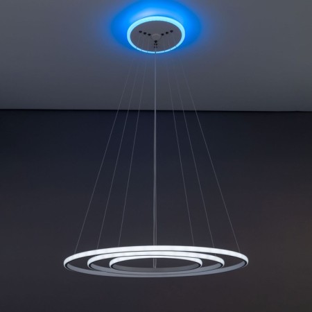 Suspended Citilux “Neon Smart” CL731A090E 80x80x40 cm, 3x36.7W, LED, white color-18