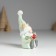 Polystone souvenir "Dwarf in a mint cap with horns" 5x6x10 cm