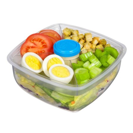 Container with dividers, 1.63 l, mix-4
