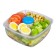 Container with dividers, 1.63 l, mix
