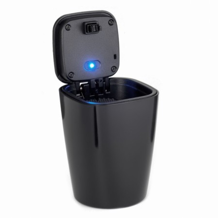 Ash for cars, with backlight 7.5 x 9.3 cm, black-1