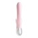 Vibro -roller with a caressing tongue Jos Orali, 22 cm, silicone, pink color