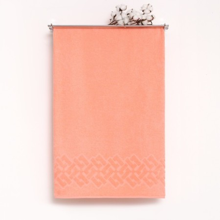 Terry towel Baldric 30x30cm, peach color, 380g/m2, 100% cotton
