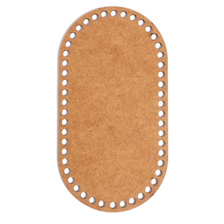 Bottom for knitting, oval - 24.5 × 13 cm, HDF 3 mm-3