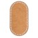 Bottom for knitting, oval - 24.5 × 13 cm, HDF 3 mm