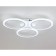 LED ceiling LED with Ambrella Light, Original, FA4052, 3XLED, 51 W, 4335LUM, 3000-6400K, white color, white