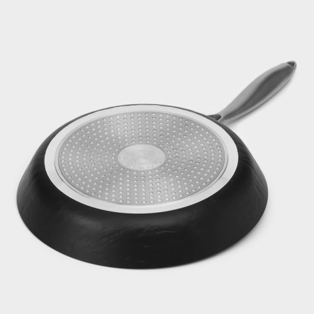 Pan Magistro Rock Stone, D = 26 cm, h = 4.8 cm, anti -stick coating, induction, black color-5
