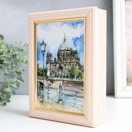 Key "Berlin 3" Milk oak 15x21 cm-2