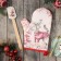 Set of Gift Dolyana "Deer": mittens-mark, silicone blade