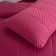 A set with a bedspread "Adonis", size 230x250 cm, 50x70 cm - 2 pcs, Bordeaux color