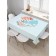 Tables on the table "with love", rectangular, oxford, size 120x145 cm