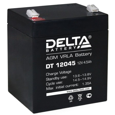 Delta 4.5 ah 12 volt DT 12045 battery