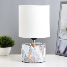 Safari KEMBLE LAMPLE E27 40W white-blue 12.5x12.5x29 cm Risalux