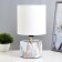 Safari KEMBLE LAMPLE E27 40W white-blue 12.5x12.5x29 cm Risalux