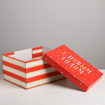The folding box "New Year", 31.2 x 25.6 x 16.1 cm, New Year-5