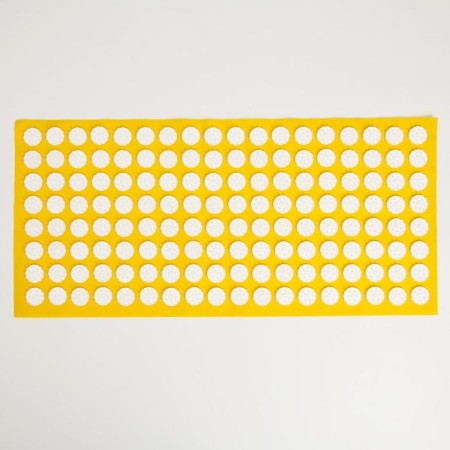 Kuznetsov applicator, 144 thorns, spanbond, yellow, 26 x 56 cm.-2