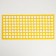 Kuznetsov applicator, 144 thorns, spanbond, yellow, 26 x 56 cm.