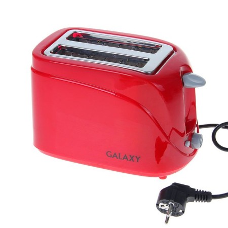 Toster Galaxy GL 2902, 800 W, 6 fry modes, 2 toasts, red