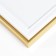 Photo frame plastic 30x40 cm "Blood strips" white with gold stroke 43x33 cm