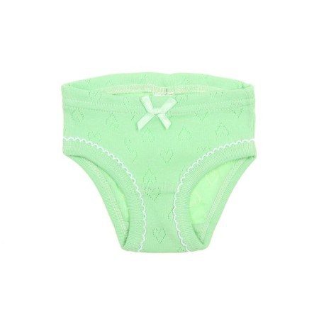 Трусы для девочки, рост 122-128 см, цвет зелёный